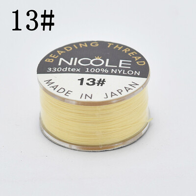 MIyuki 100% nylon cérna gyöngyös cérna ékszer fonott cérna barkácsolás kiegészítők 46 m gyöngyszál