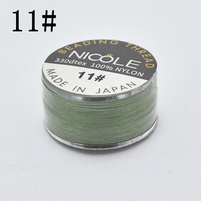 MIyuki 100% nylon cérna gyöngyös cérna ékszer fonott cérna barkácsolás kiegészítők 46 m gyöngyszál