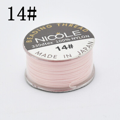 MIyuki 100% nylon cérna gyöngyös cérna ékszer fonott cérna barkácsolás kiegészítők 46 m gyöngyszál