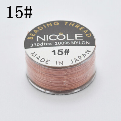 MIyuki 100% nylon cérna gyöngyös cérna ékszer fonott cérna barkácsolás kiegészítők 46 m gyöngyszál