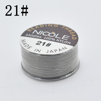 MIyuki 100% nylon cérna gyöngyös cérna ékszer fonott cérna barkácsolás kiegészítők 46 m gyöngyszál