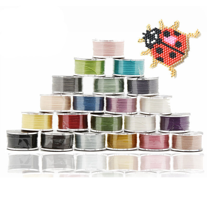 MIyuki 100% nylon cérna gyöngyös cérna ékszer fonott cérna barkácsolás kiegészítők 46 m gyöngyszál