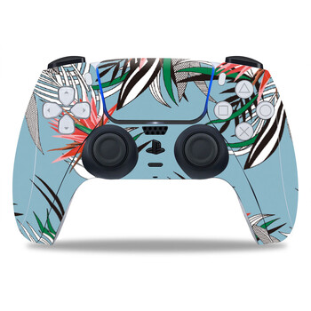 Σχέδιο λουλουδιών για PS5 Controller Skin Sticker For PS5 Gamepad Joystick skins for PS5 Controllers Controller pvc