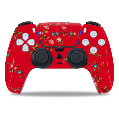 Σχέδιο λουλουδιών για PS5 Controller Skin Sticker For PS5 Gamepad Joystick skins for PS5 Controllers Controller pvc