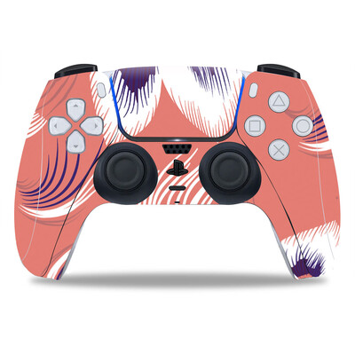 Σχέδιο λουλουδιών για PS5 Controller Skin Sticker For PS5 Gamepad Joystick skins for PS5 Controllers Controller pvc