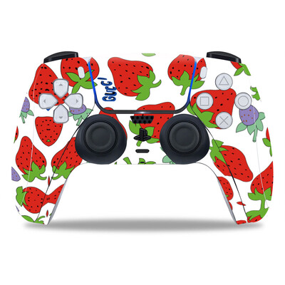 Σχέδιο λουλουδιών για PS5 Controller Skin Sticker For PS5 Gamepad Joystick skins for PS5 Controllers Controller pvc