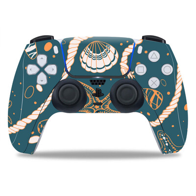 Σχέδιο λουλουδιών για PS5 Controller Skin Sticker For PS5 Gamepad Joystick skins for PS5 Controllers Controller pvc