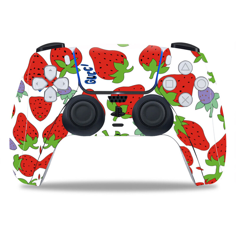Σχέδιο λουλουδιών για PS5 Controller Skin Sticker For PS5 Gamepad Joystick skins for PS5 Controllers Controller pvc