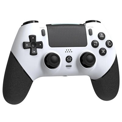 Controler wireless Turbo Controler de joc compatibil cu Bluetooth Joystick cu efect Hall cu vibrații duale pentru PS4/PS4 Pro/PS4 Slim/PC