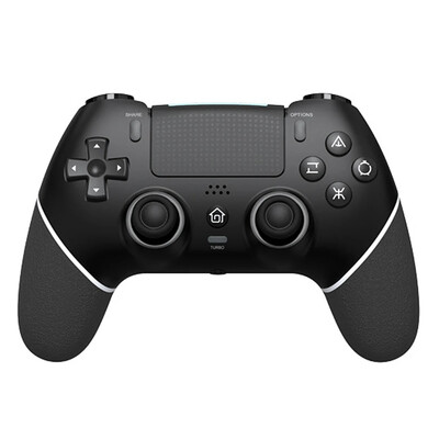 Controler wireless Turbo Controler de joc compatibil cu Bluetooth Joystick cu efect Hall cu vibrații duale pentru PS4/PS4 Pro/PS4 Slim/PC