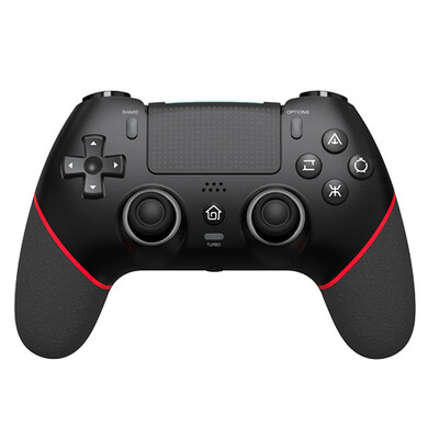 Controler wireless Turbo Controler de joc compatibil cu Bluetooth Joystick cu efect Hall cu vibrații duale pentru PS4/PS4 Pro/PS4 Slim/PC
