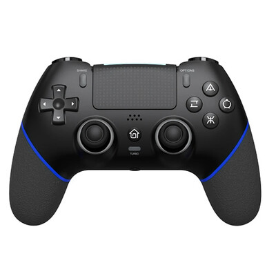 Controler wireless Turbo Controler de joc compatibil cu Bluetooth Joystick cu efect Hall cu vibrații duale pentru PS4/PS4 Pro/PS4 Slim/PC