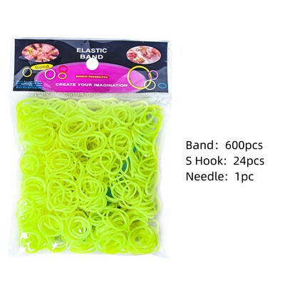 600 vnt Spalvotos skaldos staklinės juostos Apyrankės rinkinys mergaitei dovanos elastingas audimas raišteliai amatai pasidaryk pats papuošalų kūrimo reikmenys