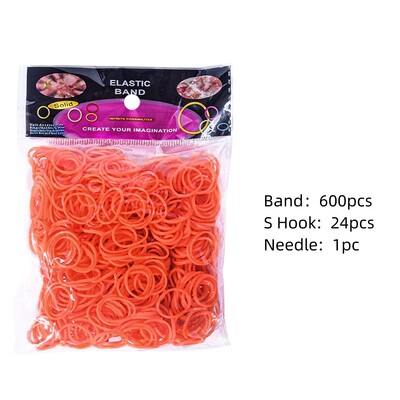 600 vnt Spalvotos skaldos staklinės juostos Apyrankės rinkinys mergaitei dovanos elastingas audimas raišteliai amatai pasidaryk pats papuošalų kūrimo reikmenys