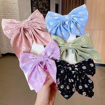 Fashion Sweet Bow Κλιπ μαλλιών μονόχρωμο κορίτσι σατέν πεταλούδα Κλιπ για τα μαλλιά πάπια Κλιπ στόματος Παιδικά αξεσουάρ μαλλιών