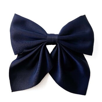 Fashion Sweet Bow Κλιπ μαλλιών μονόχρωμο κορίτσι σατέν πεταλούδα Κλιπ για τα μαλλιά πάπια Κλιπ στόματος Παιδικά αξεσουάρ μαλλιών