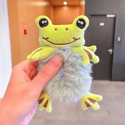 Νέα Παιδικά Κορίτσια Χαριτωμένα κινούμενα σχέδια Panda Cat κουνέλι βελούδινα ελαστικά κορδέλες μαλλιών Διακοσμήστε τα μαλλιά Scrunchie μόδα Γυναικεία αξεσουάρ μαλλιών