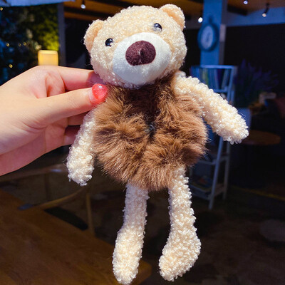 Νέα Παιδικά Κορίτσια Χαριτωμένα κινούμενα σχέδια Panda Cat κουνέλι βελούδινα ελαστικά κορδέλες μαλλιών Διακοσμήστε τα μαλλιά Scrunchie μόδα Γυναικεία αξεσουάρ μαλλιών