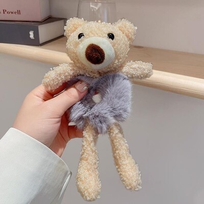 Νέα Παιδικά Κορίτσια Χαριτωμένα κινούμενα σχέδια Panda Cat κουνέλι βελούδινα ελαστικά κορδέλες μαλλιών Διακοσμήστε τα μαλλιά Scrunchie μόδα Γυναικεία αξεσουάρ μαλλιών