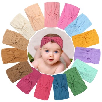 5 τμχ Super Soft Nylon Headbands Ελαστικές κορδέλες μαλλιών για DIY αξεσουάρ μαλλιών για νεογέννητα, νήπια και παιδιά