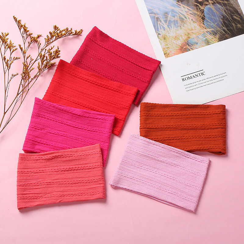 5 db Szuper puha nylon fejpántok, rugalmas hajpántok barkácsolási hajtartozékokhoz újszülöttek, kisgyermekek és gyerekek számára