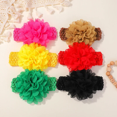 6db Kislány masni fejpánt Újszülött turbán Kiegészítő Gyerek Hajpánt Kültéri Kisgyermek Gyerek Fejfedő Haj Kiegészítők