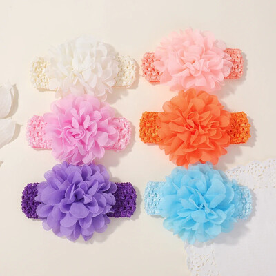 6db Kislány masni fejpánt Újszülött turbán Kiegészítő Gyerek Hajpánt Kültéri Kisgyermek Gyerek Fejfedő Haj Kiegészítők