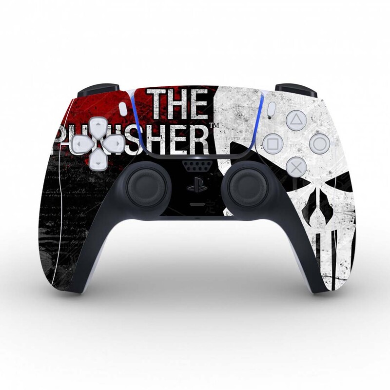 Autocolant pentru capacul de protecție a craniului pentru pielea controlerului PS5 pentru PS5 Gamepad Decal Skin autocolant de vinil