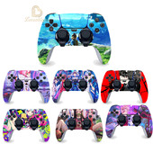 Nahakleebis SONY PlayStation 5 PS5 servakontrolleri mängujuhtkangi jaoks, kaitsev libisemisvastane ümbriskleebised, mängutarvikud