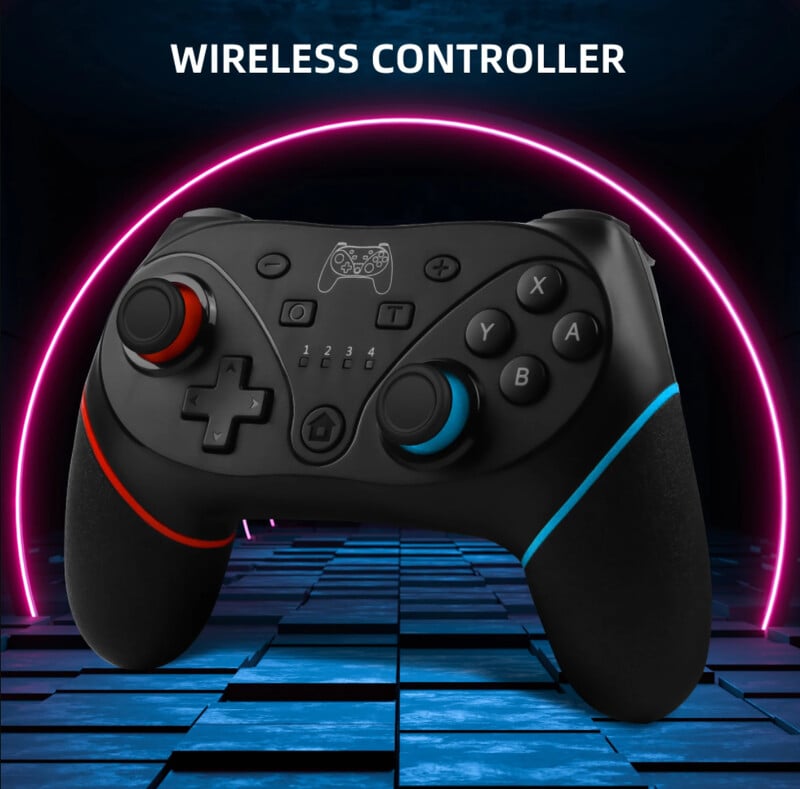 NOVÝ Bezdrôtový ovládač Bluetooth S10 pre Nintendo Switch Pro Gamepad pre Switch OLED/PS3/Android so 6-osovým joystickom pre PC