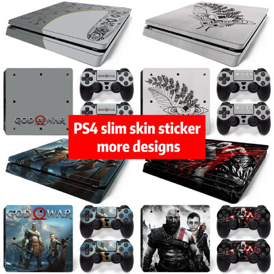 God of war for PS4 slim skin matrica PS4 slim Protect skin-hez PS4 vékony vinyl matrica PS4 vékony bőrhöz +2 kontroller skin