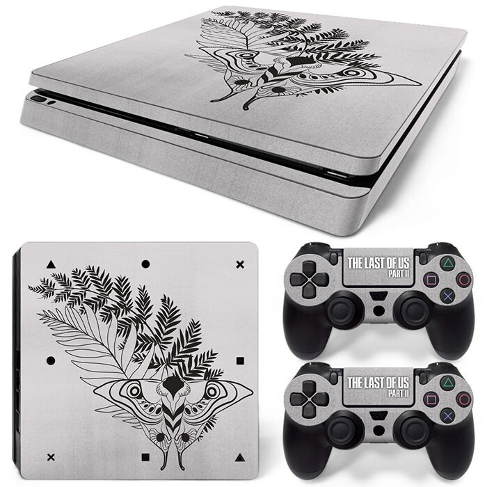 Samolepka God of War pre PS4 Slim, ochranné skiny pre PS4 Slim, vinylová nálepka pre PS4 Slim + skiny pre 2 ovládače.