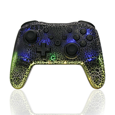 GAMINJA Wireless Gamepad LED CRACK FOLYAMAT Nintendo Switch TV Box PS3 Joystick vezérlőhöz Hat tengelyes giroszkóp, kettős vibráció