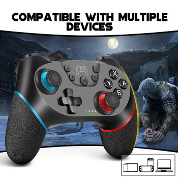 AceGamer Wireless Controller Bluetooth Gamepads διπλής δόνησης έξι αξόνων για Switch Pro OLED κονσόλα ελέγχου Τηλεφωνικό Joystick PC