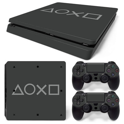 Pre konzolu PS4 Slim, plnú vinylovú nálepku, ochrannú nálepku pre ovládač PS4 Slim