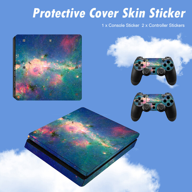 Autocolant pentru capacul de protecție pentru PS4 Slim Decal pentru Sony Playstation 4 Slim