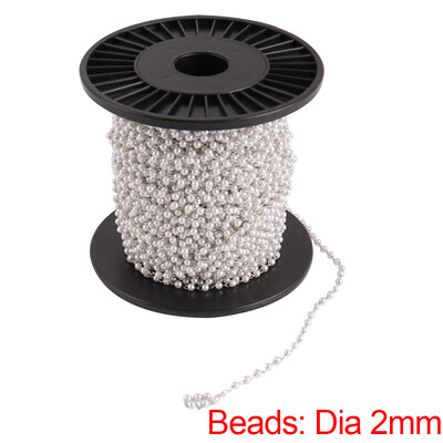 100 cm biserni lanac od nehrđajućeg čelika, ogrlice, perle, lančići za DIY nakit, ogrlice, narukvice, pribor za izradu DIY nalazi