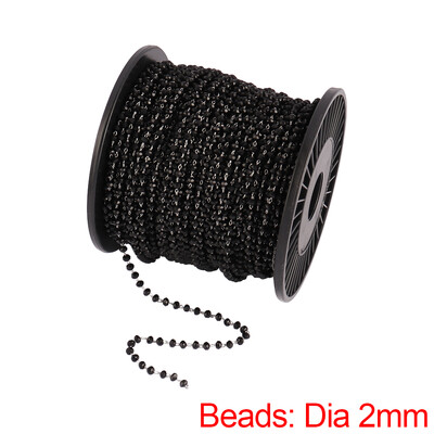 100 cm biserni lanac od nehrđajućeg čelika, ogrlice, perle, lančići za DIY nakit, ogrlice, narukvice, pribor za izradu DIY nalazi