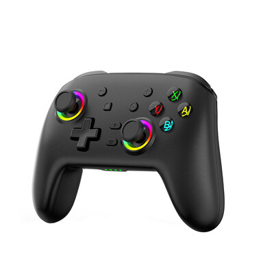„Switch Pro“ belaidžiam „Bluetooth“ valdikliui, jungikliui, žaidimų pultui vibruoja gimtadienio dovanų vairasvirtės rankena žaidimų konsolė