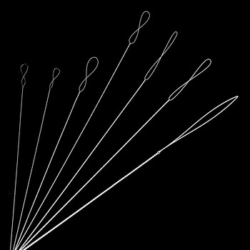 New Beading Needles Twisted Needle Center ανοιγόμενη καρφίτσα με χάντρες Κοσμήματα από ανοξείδωτο χάλυβα Κατασκευή DIY Κολιέ Βραχιόλι Εργαλεία Ευρήματα