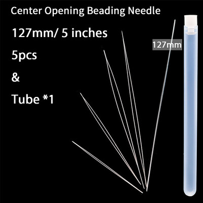 Új gyöngyfűző tűk csavart tű közepén nyitó gyöngyös tű rozsdamentes acél ékszer készítés barkácsolás nyaklánc karkötő eszközök megállapítások