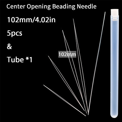 Új gyöngyfűző tűk csavart tű közepén nyitó gyöngyös tű rozsdamentes acél ékszer készítés barkácsolás nyaklánc karkötő eszközök megállapítások