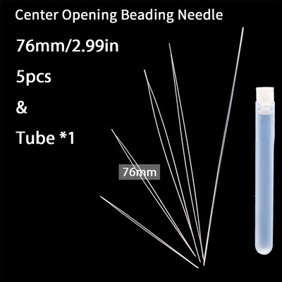 Új gyöngyfűző tűk csavart tű közepén nyitó gyöngyös tű rozsdamentes acél ékszer készítés barkácsolás nyaklánc karkötő eszközök megállapítások