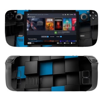 Винилов кожен стикер за Steam Deck Console Пълен комплект естетичен премиум Decal Wrap Защитен капак за Valve SteamDeck Аксесоари