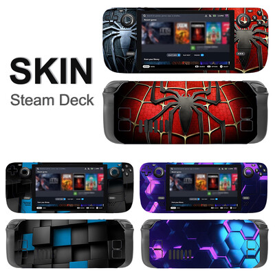 Vinilo odos lipdukas, skirtas Steam Deck konsolei, visas estetinis aukščiausios kokybės lipdukų apsauginis dangtelis, skirtas vožtuvo „SteamDeck“ priedams