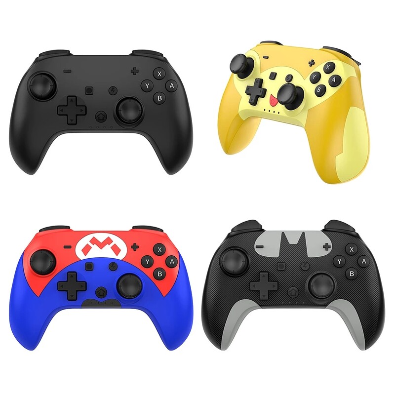 JIMITU pre Nintendo Switch Pro Bluetooth bezdrôtový ovládač videohier Káblový gamepad pre iPhone Android Steam PC S600