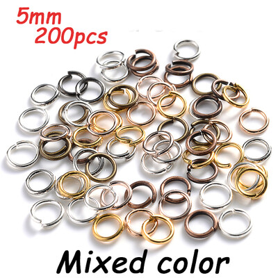 Pribor od legure Komplet nalaza za nakit Alati za popravak Lobster kopča Otvoreni skokovi Prsteni Kukice za naušnice za DIY pribor za izradu nakita