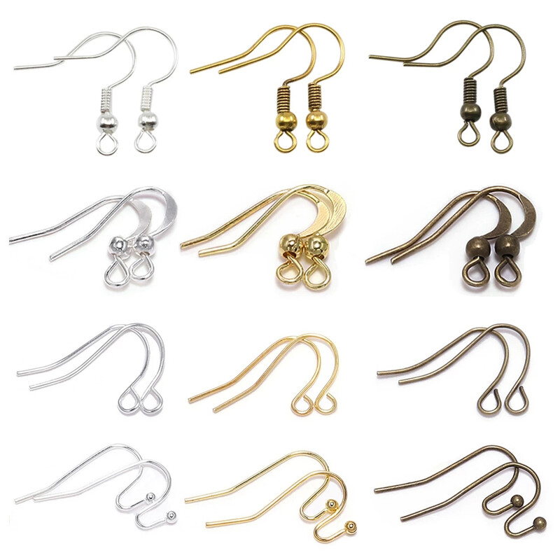 Pribor od legure Komplet nalaza za nakit Alati za popravak Lobster kopča Otvoreni skokovi Prsteni Kukice za naušnice za DIY pribor za izradu nakita