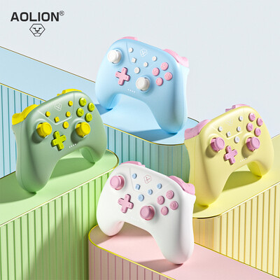 AOLION Bluetooth kontrolieris Nintendo Switch / PC/iOS/Android spēlei pro Gamepad atbalsta Tubro funkciju