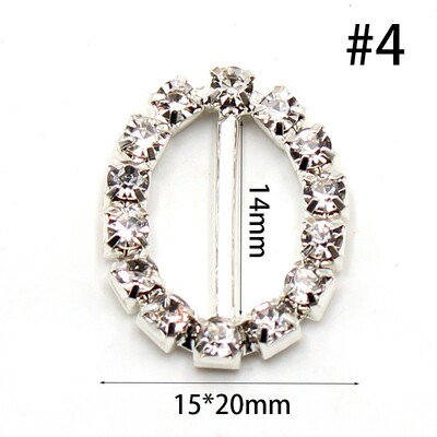 10 kom. Metalna kopča sa vještačkim dijamantima Poklon kutija za vjenčanje Pozivnice Dekoracija Dodaci Vrpca Mašna Kopča vrpce